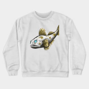 Cute Cod Drawing Crewneck Sweatshirt